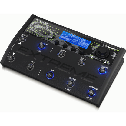 TC Helicon VoiceLive 3 Extreme Vocal and Guitar Effects Pedal with Backing Tracks, Looping, Automation and Audio Recording — view 4