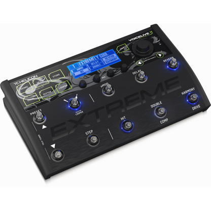 TC Helicon VoiceLive 3 Extreme Vocal and Guitar Effects Pedal with Backing Tracks, Looping, Automation and Audio Recording — view 3