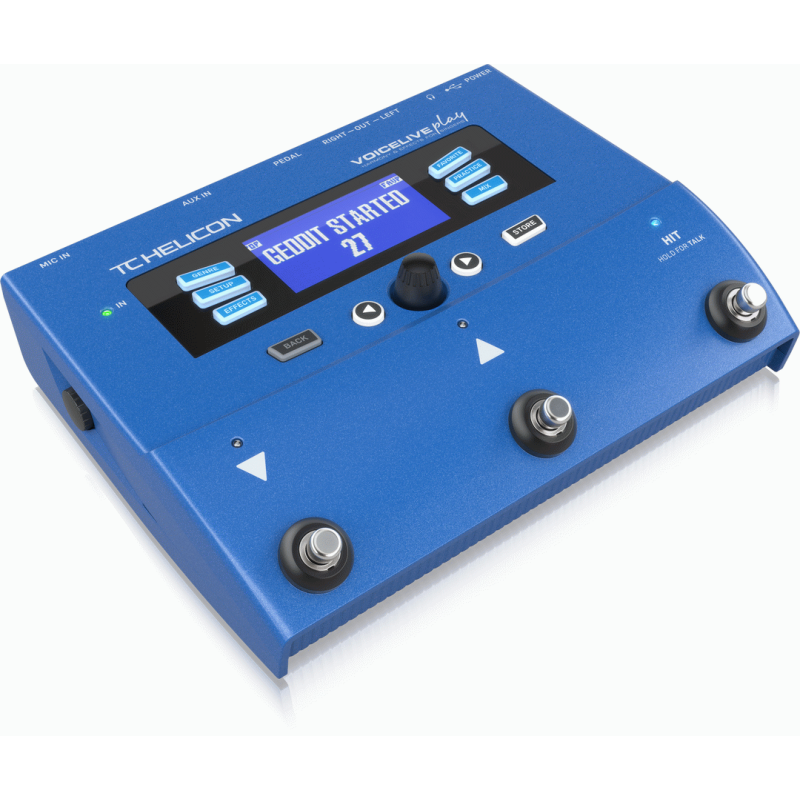 TC Helicon VoiceLive Play 3-Button Vocal Effects Stompbox with Looping — view 2