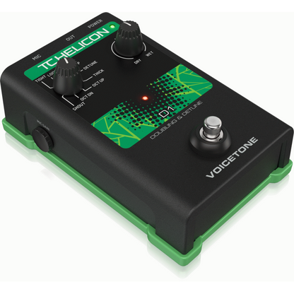 TC Helicon Voicetone D1 Single-Button Stompbox for Vocal Doubling Effects — view 2
