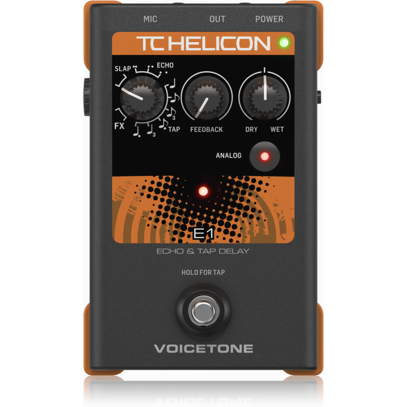 TC Helicon VoiceTone E1 Vocal Echo Stompbox