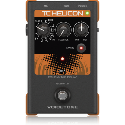 TC Helicon VoiceTone E1 Vocal Echo Stompbox