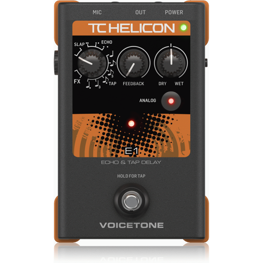 TC Helicon VoiceTone E1 Vocal Echo Stompbox