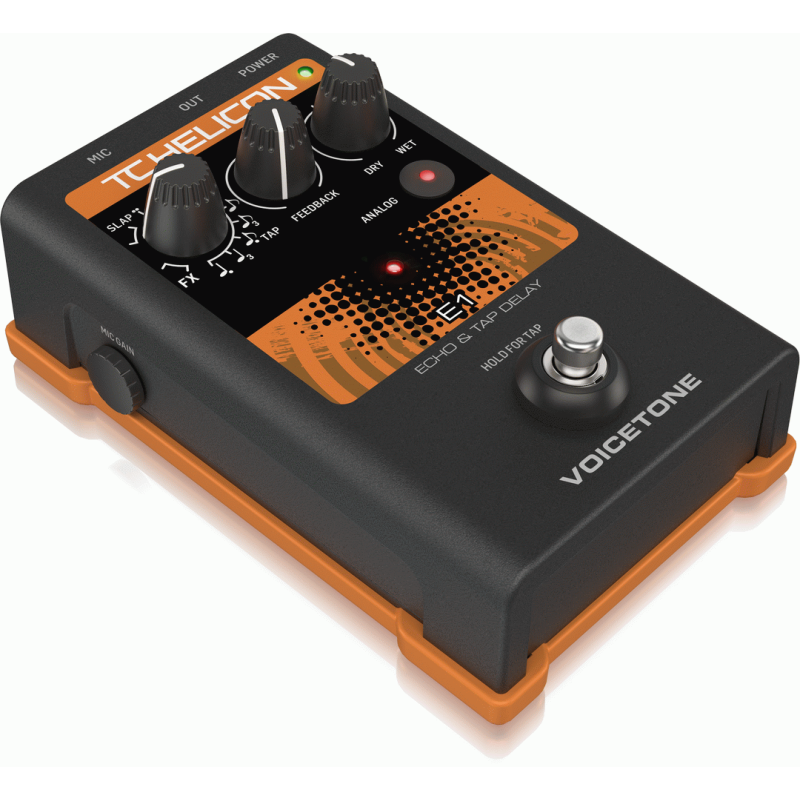 TC Helicon VoiceTone E1 Vocal Echo Stompbox — view 2