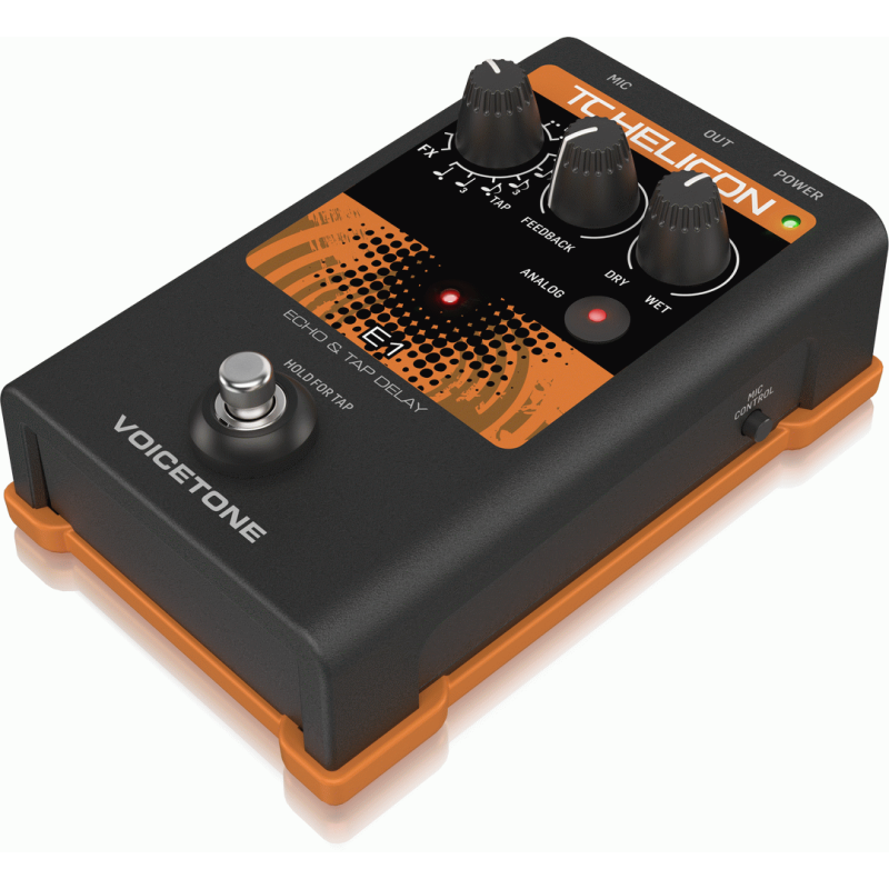 TC Helicon VoiceTone E1 Vocal Echo Stompbox — view 3