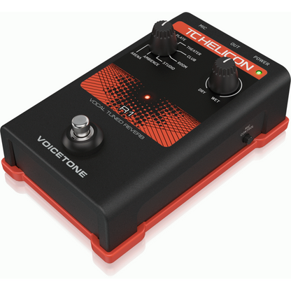 TC Helicon VoiceTone R1 Single-Button Stompbox for Live Vocal Reverb — view 3
