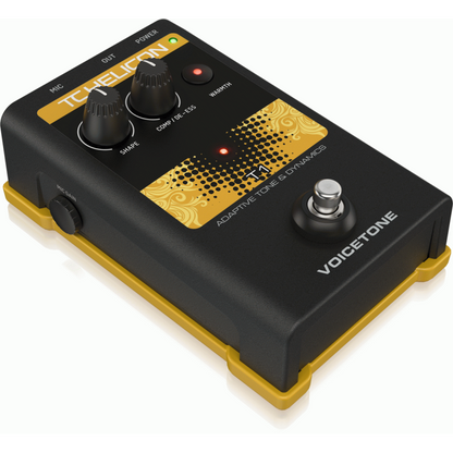TC Helicon VoiceTone T1 Single-Button Stompbox for Vocal Tone — view 2