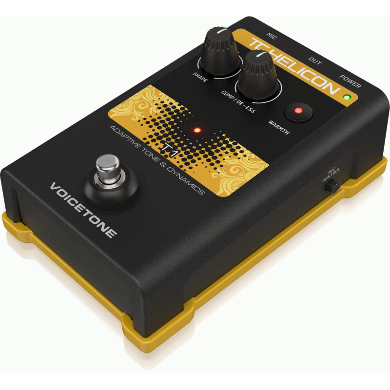 TC Helicon VoiceTone T1 Single-Button Stompbox for Vocal Tone — view 3