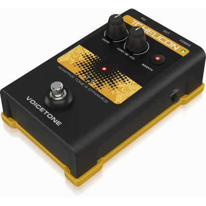 TC Helicon VoiceTone T1 Single-Button Stompbox for Vocal Tone — view 3