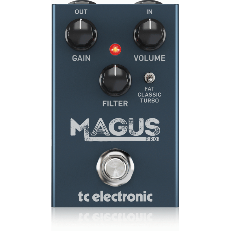 TC Electronic Magus Pro Distortion Pedal - Organic Tube-Like Distortion with Tight Bottom-End and Natural Sag