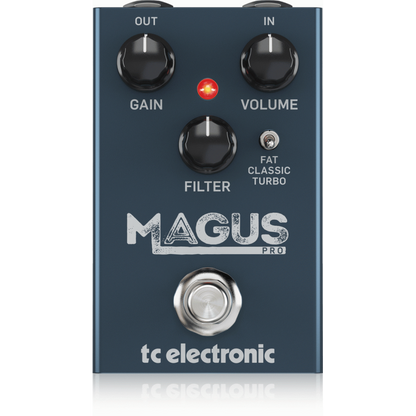TC Electronic Magus Pro Distortion Pedal - Organic Tube-Like Distortion with Tight Bottom-End and Natural Sag