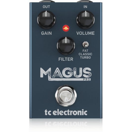 TC Electronic Magus Pro Distortion Pedal - Organic Tube-Like Distortion with Tight Bottom-End and Natural Sag