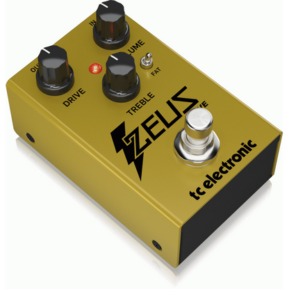 TC Electronic Zeus Drive Overdrive Pedal with FAT Mod Switch and Buffered Bypass — view 2