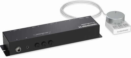 TC Electronic Monitor Pilot Multi-Monitor Switching Control Station with Elegant Desktop Controller and Calibrated Listening