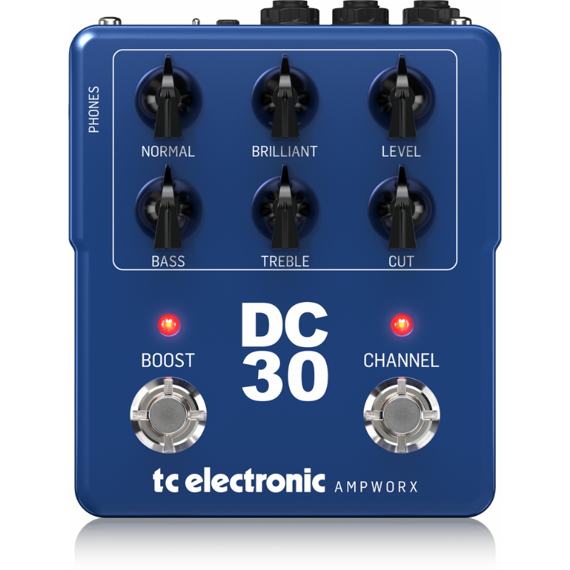 TC Electronic DC30 Dual-Channel Guitar Preamp Pedal — view 2