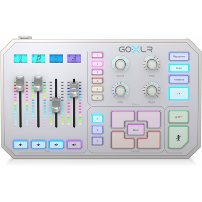 TC Helicon GoXLR White Online Broadcaster Platform with 4-Channel Mixer and Vocal Effects — view 4