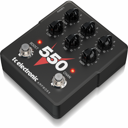 TC Electronic V550 Dual Channel Guitar Preamp Pedal — view 4