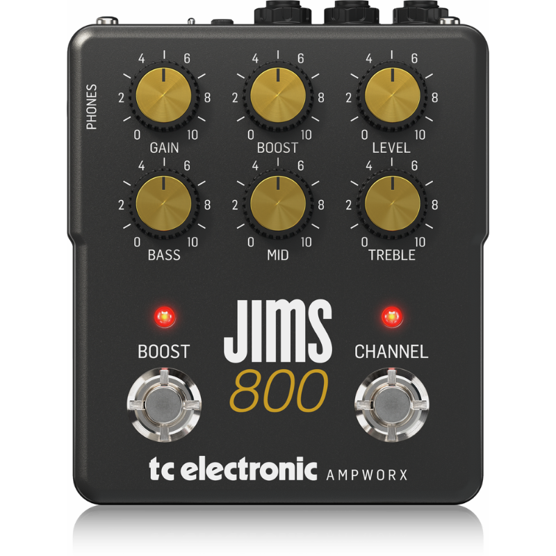 TC Electronic Jims 800 Dual Channel Guitar Preamp Pedal