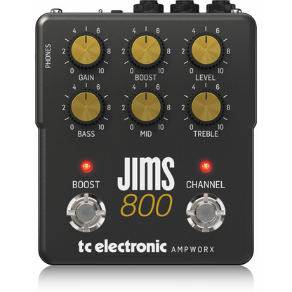TC Electronic Jims 800 Dual Channel Guitar Preamp Pedal