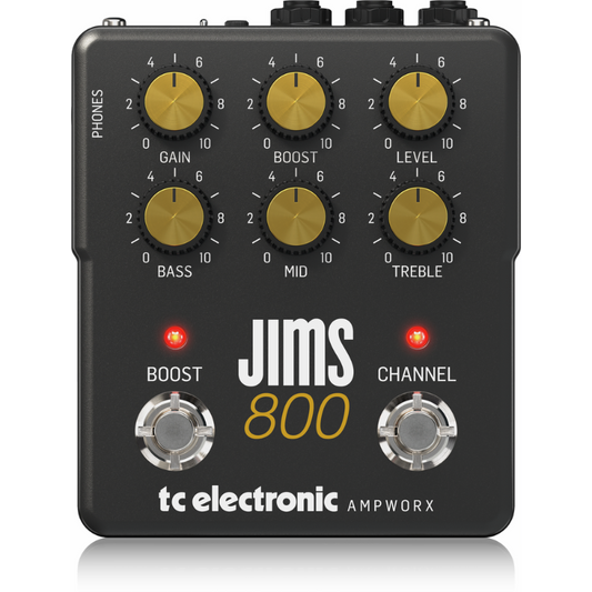 TC Electronic Jims 800 Dual Channel Guitar Preamp Pedal