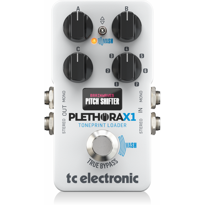 TC Electronic Plethora X1 TonePrint Pedal with 14 Guitar Effects and MASH Footswitch — view 4
