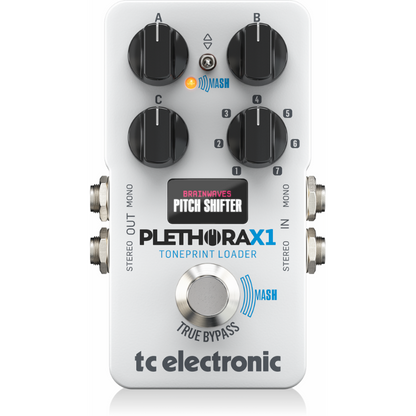 TC Electronic Plethora X1 TonePrint Pedal with 14 Guitar Effects and MASH Footswitch — view 4