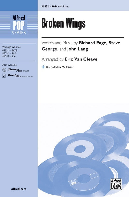 Broken Wings SAB Choral Sheet Music