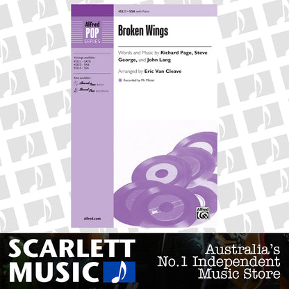 Broken Wings SSA Choral Sheet Music — view 2