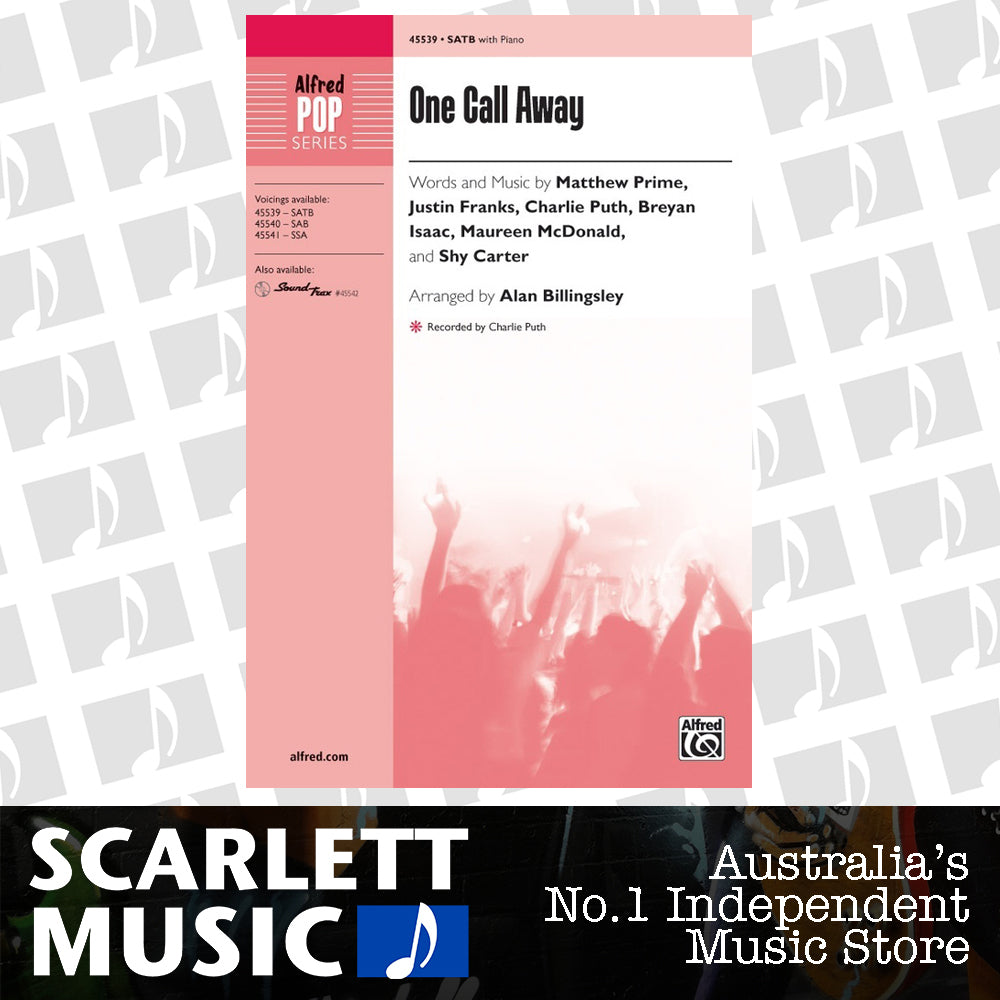 One Call Away SATB — view 2