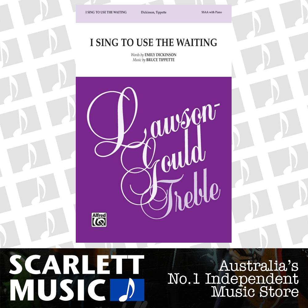 I Sing To Use The Waiting SSAA — view 2