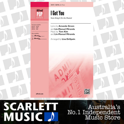 I Got You SATB — view 2