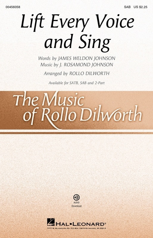Lift Every Voice And Sing Sab Octavo