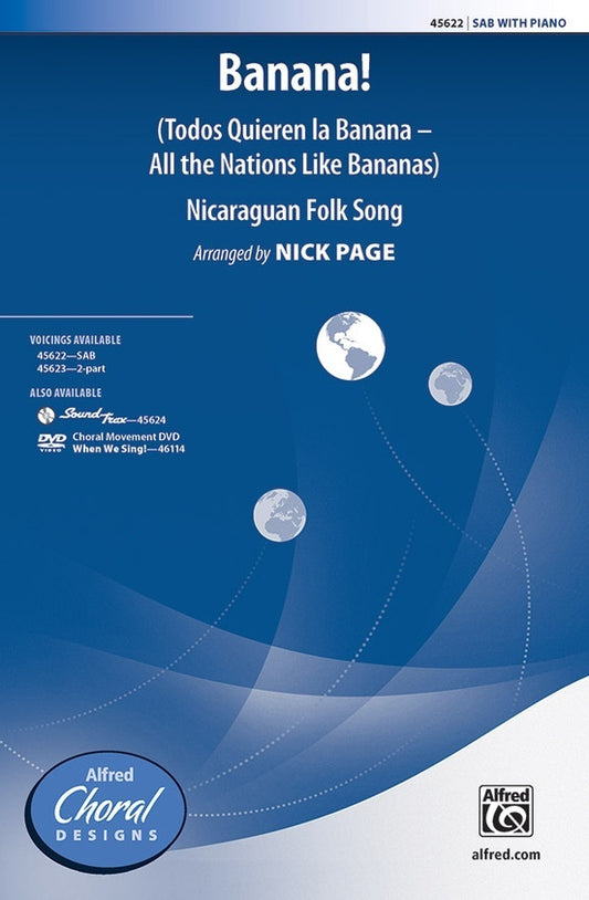 Banana SAB Choral Sheet Music