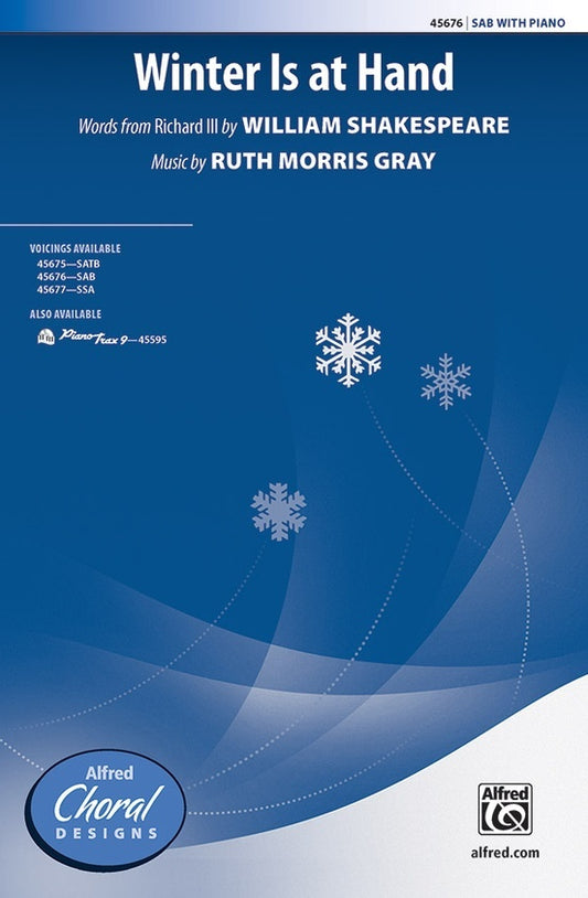Winter is at Hand SAB Choral Sheet Music