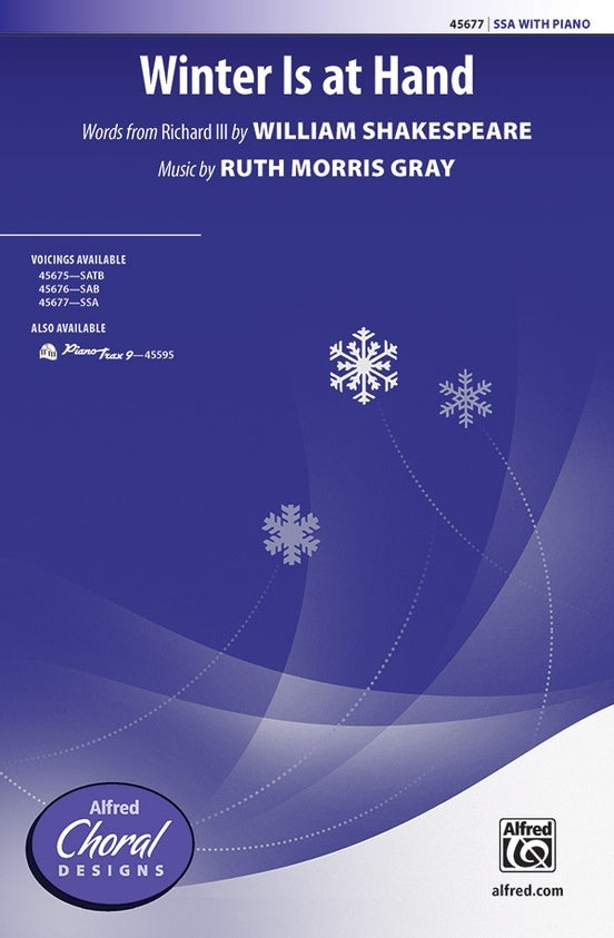 Winter is at Hand SSA Choral Sheet Music
