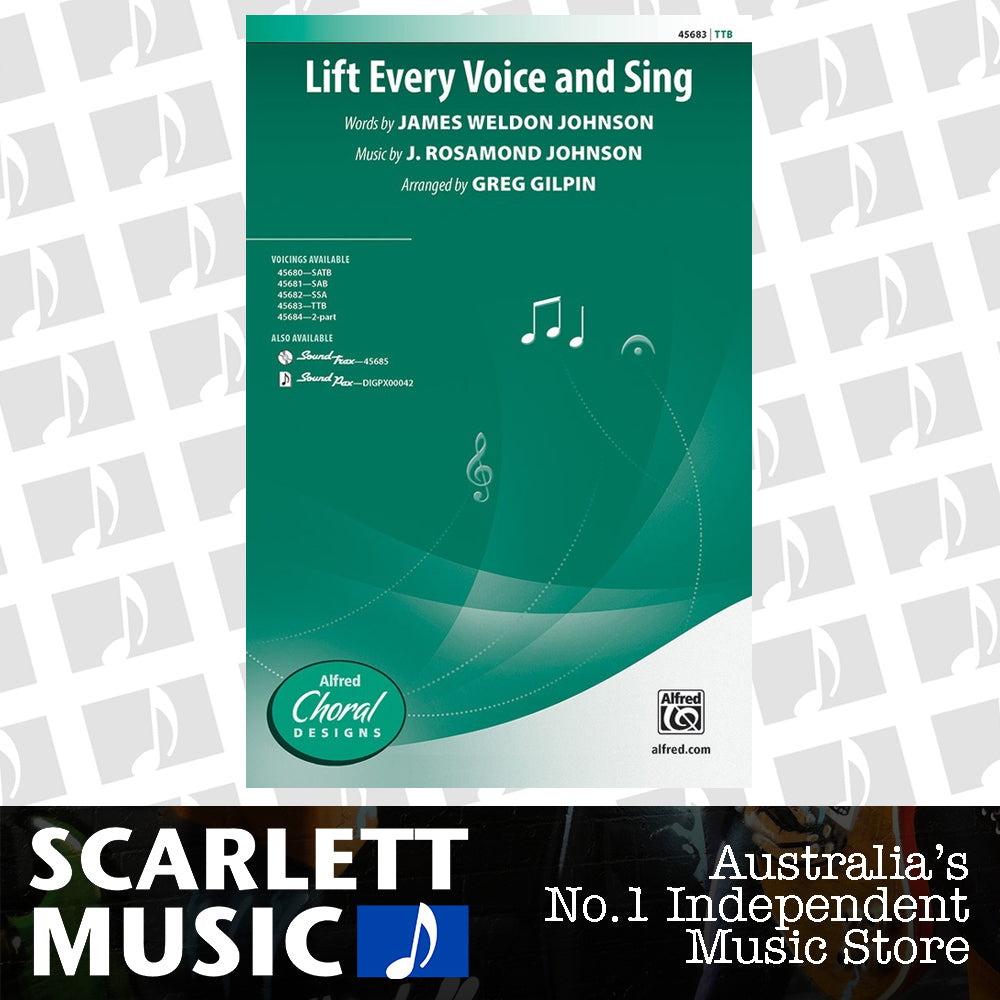 Lift Every Voice And Sing TTB — view 2