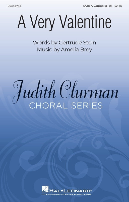 A Very Valentine Satb A Cappella Octavo