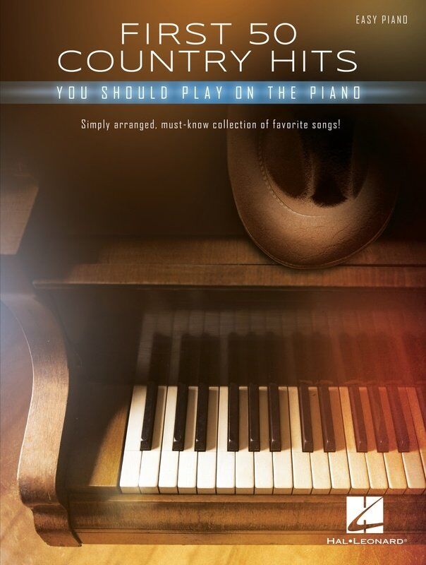 First 50 Country Hits to Play on Piano - Easy Piano Collection by Hal Leonard