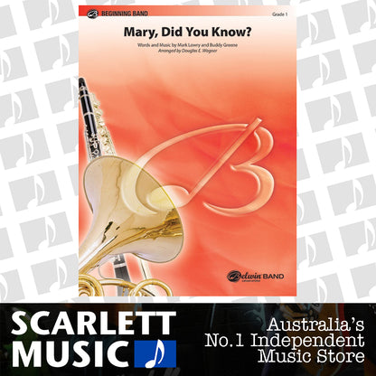 Mary Did You Know Concert Band Gr 1 — view 2