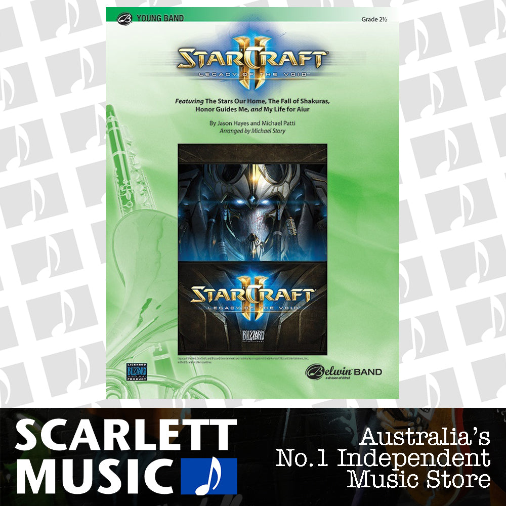 Starcraft II Legacy of the Void Concert Band Sheet Music Grade 2.5 — view 2