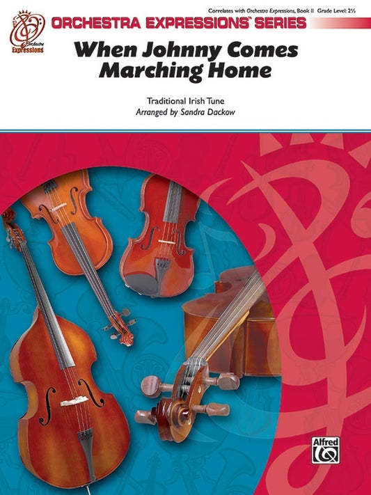 When Johnny Comes Marching Home String Orchestra Sheet Music Grade 2.5
