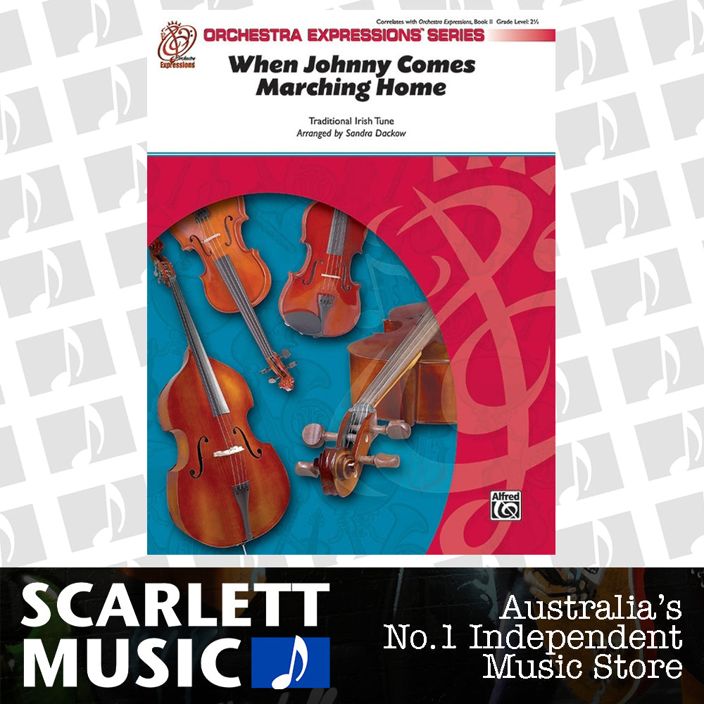 When Johnny Comes Marching Home String Orchestra Sheet Music Grade 2.5 — view 2