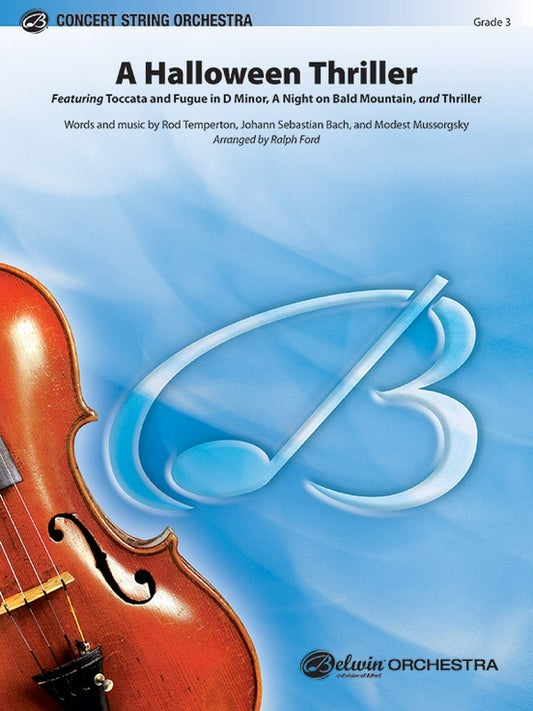 Halloween Thriller String Orchestra Sheet Music Grade 3