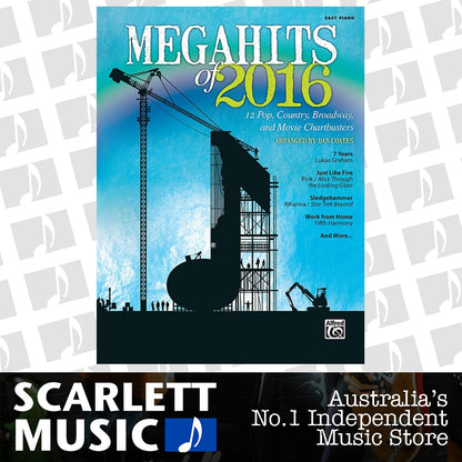 Megahits Of 2016 Easy Piano — view 2