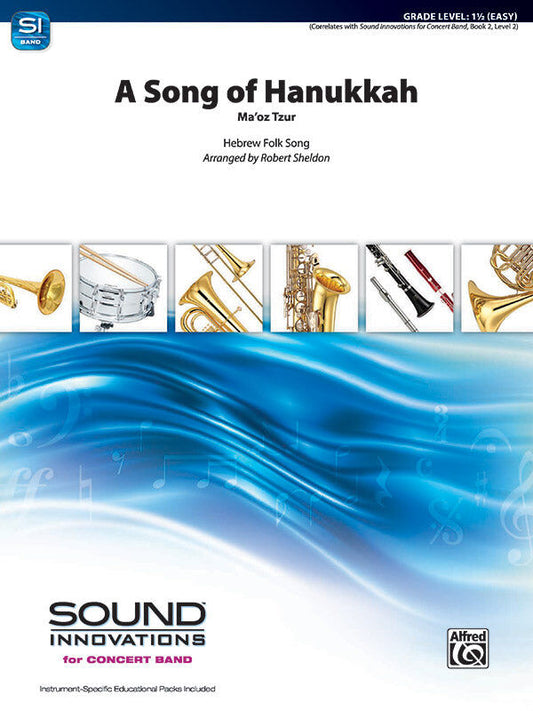 A Song of Hanukkah CB Grade 1.5 Concert Band Sheet Music by Sheldon Robert