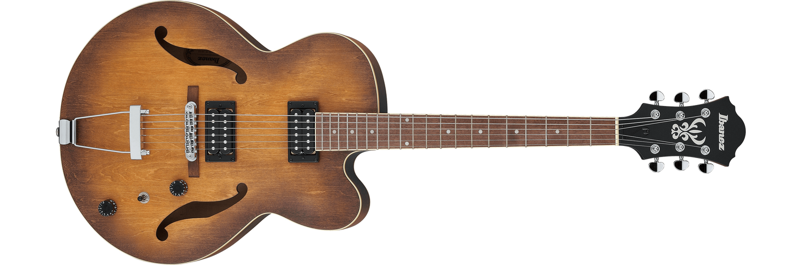 Ibanez Artcore AF55 Semi Hollowbody Electric Guitar Tobacco Flat