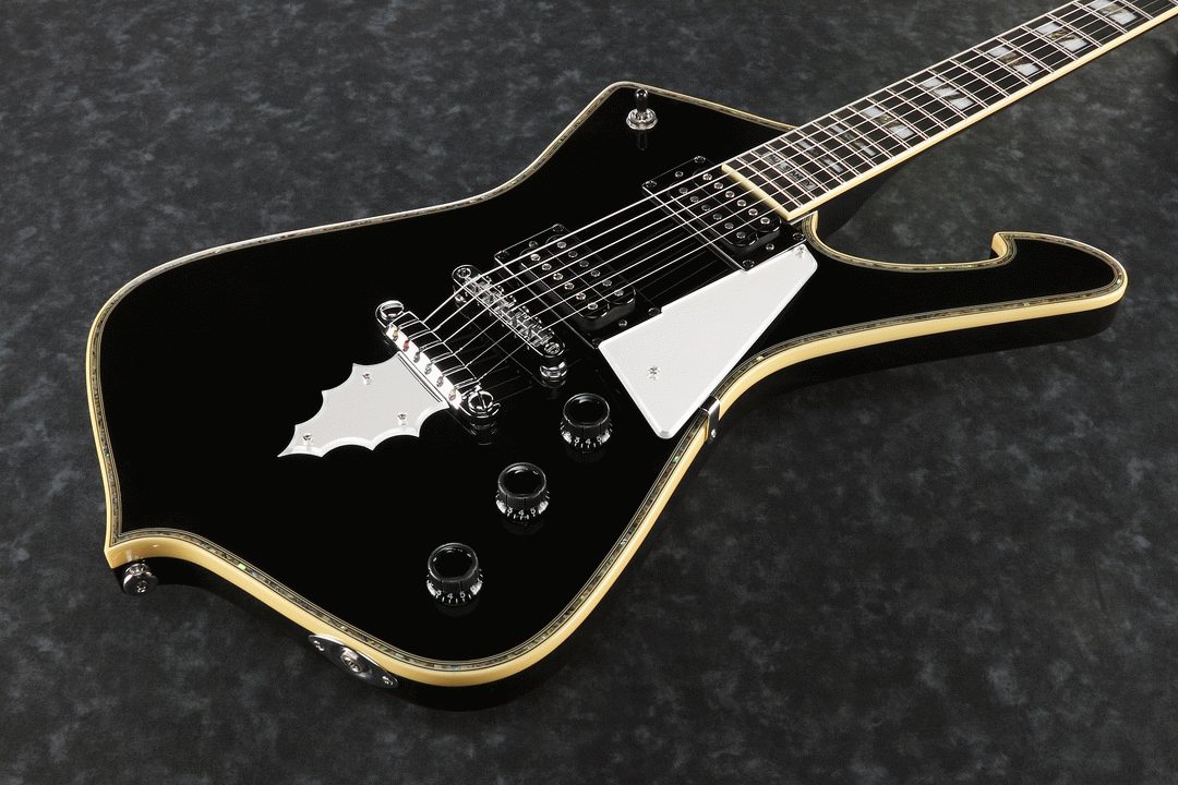 Ibanez PS120 BK Paul Stanley Electric Guitar (Black) — view 4