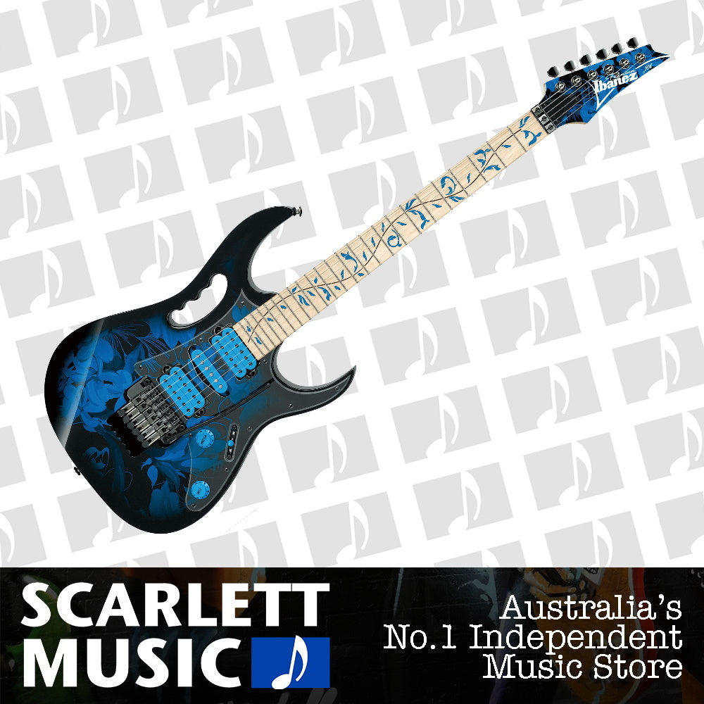 Ibanez JEM77P Steve Vai Signature Electric Guitar Blue Floral — view 2