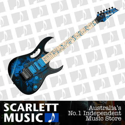 Ibanez JEM77P Steve Vai Signature Electric Guitar Blue Floral — view 2