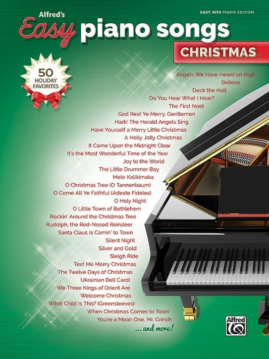 Alfred's Easy Piano Songs Christmas